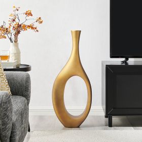 Trombone Vase Large Matte Bronze