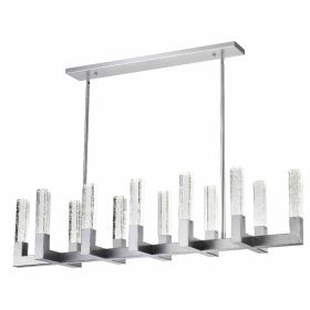 12 Light Rectangular Crystal Dianyi LED Chandelier