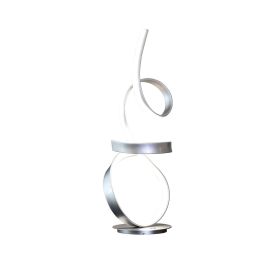 Amsterdam Silver Table Lamp - LED Strip & Touch Dimmer