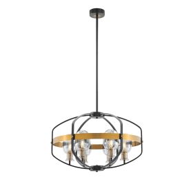 Opia Vintage Chandelier  Gold & Black