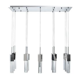 Short Acrylic Sparkling Night Chandelier