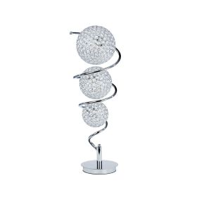 Vertical Crystal Sphere Table Lamp