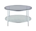 Frostine - Round Coffee Table - Silver