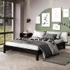 Nix - Queen Platform Bed - Black