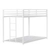 Same as B083P160613 Adam Twin over Twin Metal Bunk, White