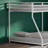Same as B083P160614 Adam Twin Over Full Metal Bunk, White