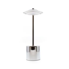 Glow Spaceship Rechargeable Table Lamp (Option: Chrome)
