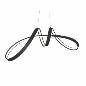 Bucharest LED Chandelier (Option: Black)
