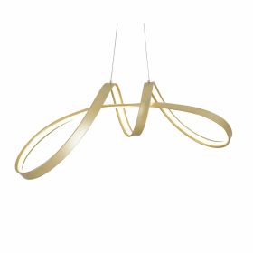 Bucharest LED Chandelier (Option: Sandy Gold)