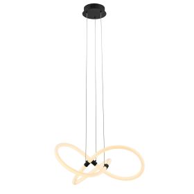 Daisy LED Adjustable Chandelier (Option: Matte Black)