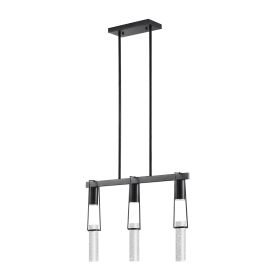 Harmony 3 Light Chandelier (Option: Matte Black)