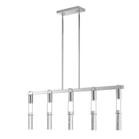 Harmony 5 Light Chandelier (Option: Chrome)