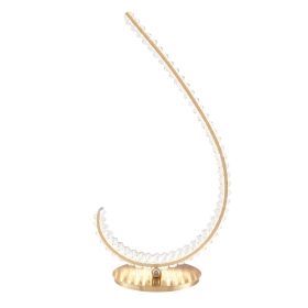 Grace Crystal 16W Table Lamp (Option: Touch & Dimmable (L Gold))