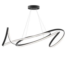 Moscow LED Chandelier (Option: Black)