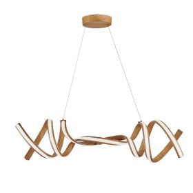 Munich LED Horizontal Chandelier (Option: Wood)