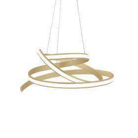 Oslo LED Adjustable Chandelier (Option: Gold)