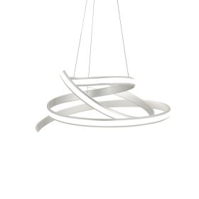 Oslo LED Adjustable Chandelier (Option: Silver)