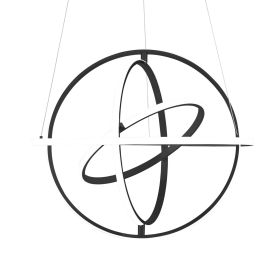 Oxford LED Adjustable Chandelier (Option: Black)