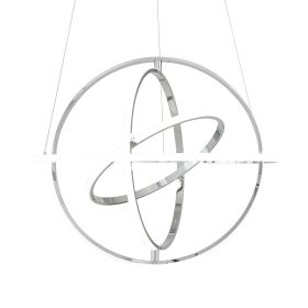 Oxford LED Adjustable Chandelier (Option: Chrome)