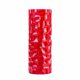 Textured Honeycomb Vase (Option: Red, 36")