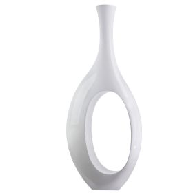Trombone Vase (Option: Large White)
