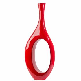 Trombone Vase (Option: Small Red)