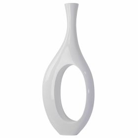 Trombone Vase (Option: Small White)