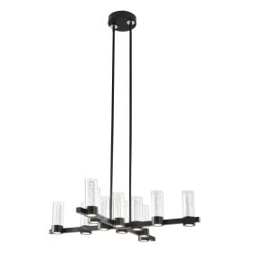 Victory 12 Light Chandelier (Option: Matte Black)